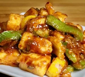 Paneer South Indian Garlic Chilli
