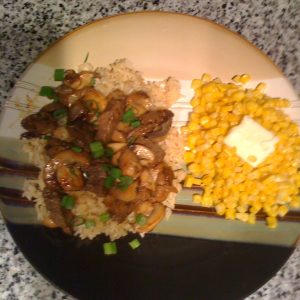 Garlic Mushroom Rice